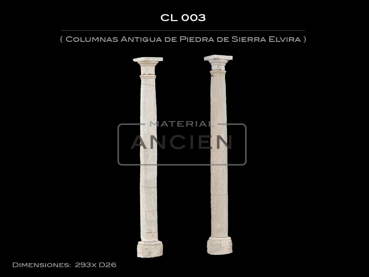 Columnas Antigua de Piedra de Sierra Elvira CL-003